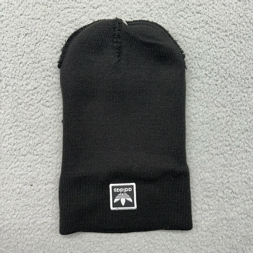 NWT Adidas Originals IQ5549 Tall Fit Black/White Utility Beanie OSFA 146356X